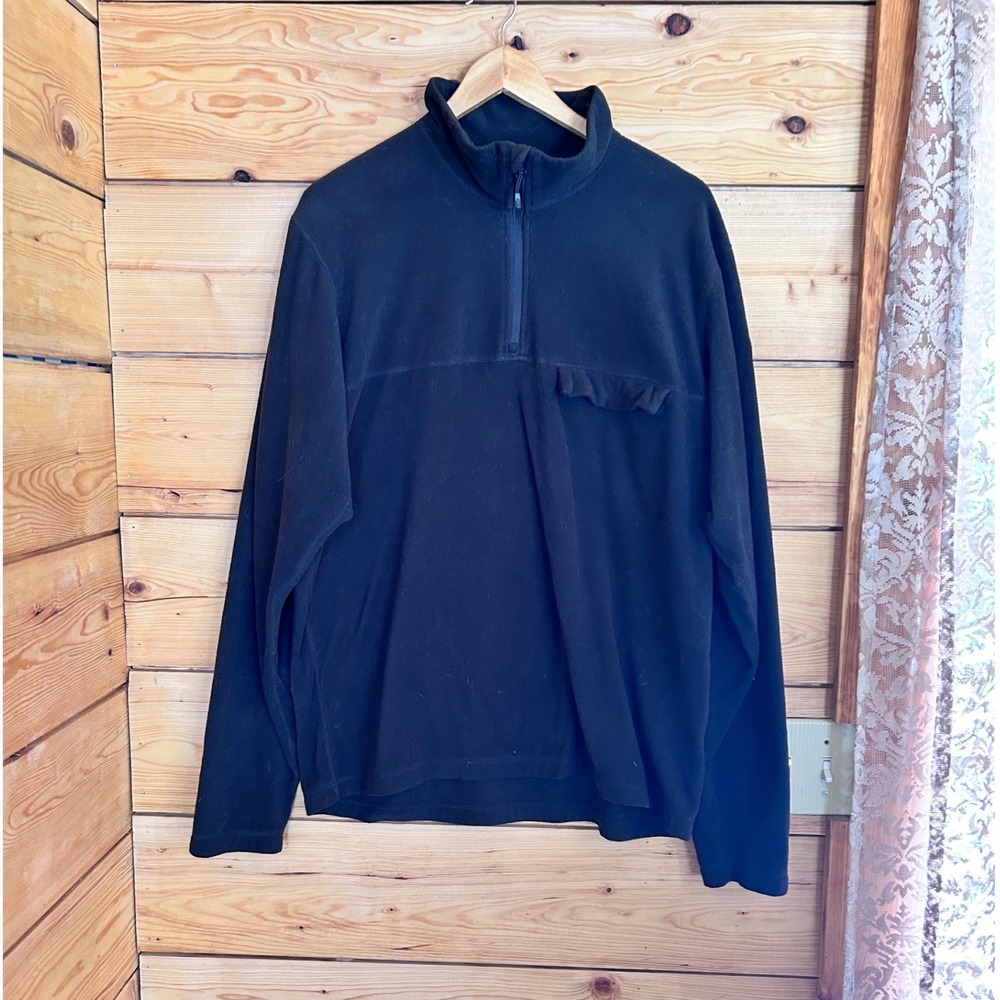 Maridalen Fleece Pullover Mens Extra Large Black Quarter Zip Helly Hansen